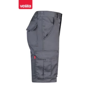 Bermudas stretch multibolsillos Velilla 103009S Gris, vista lateral opuesta