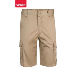 Bermudas stretch multibolsillos Velilla 103009S Beige arena, vista frontal