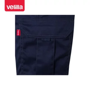 Bermudas stretch multibolsillos Velilla 103009S Azul navy, detalle de bolsillo lateral