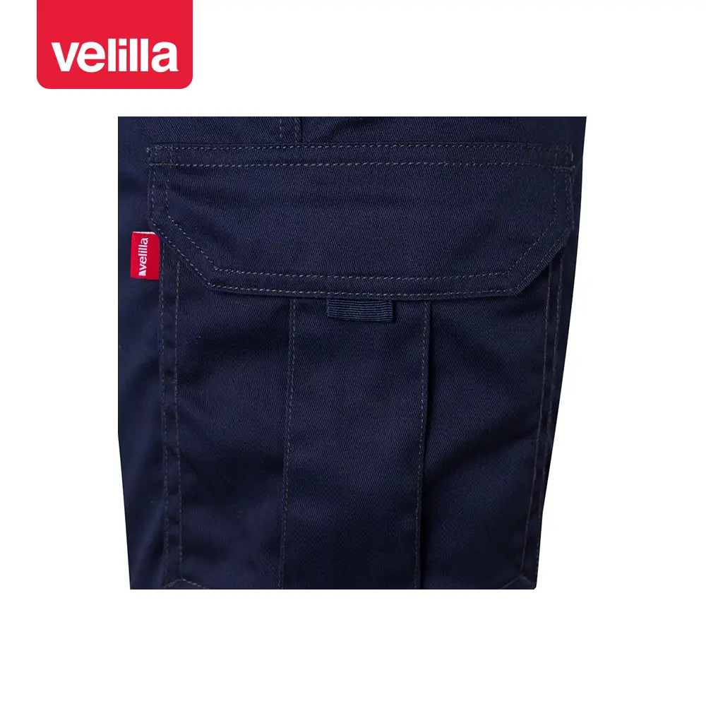 Bermudas stretch multibolsillos Velilla 103009S 11 Bermudas stretch multibolsillos Velilla 103009S Azul navy, detalle de bolsillo lateral