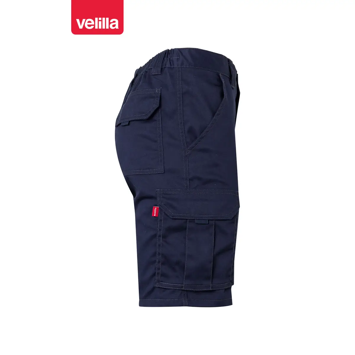 Bermudas stretch multibolsillos Velilla 103009S 28 Bermudas stretch multibolsillos Velilla 103009S Azul navy, vista lateral opuesta