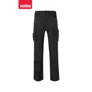 Pantalón canvas multibolsillos Velilla 103011 Negro, vista frontal