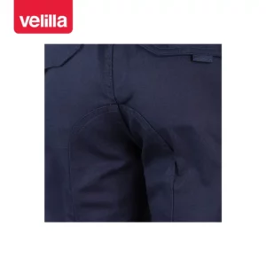 Pantalón canvas multibolsillos Velilla 103011 Azul navy, detalle de costuras de refuerzo