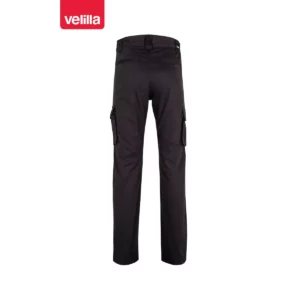 Pantalón algodón stretch Velilla 103012S Negro, vista trasera