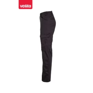Pantalón algodón stretch Velilla 103012S Negro, vista lateral