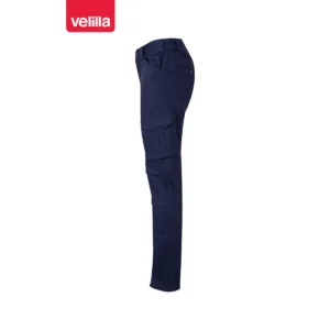 Pantalón algodón stretch Velilla 103012S Azul navy, vista lateral