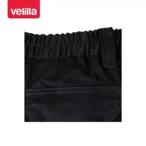 Pantalón forrado stretch Velilla 103015S Negro, detalle de cintura elástica