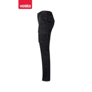 Pantalón forrado stretch Velilla 103015S Negro, vista lateral