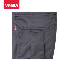 Pantalón forrado stretch Velilla 103015S Gris, detalle de bolsillo lateral