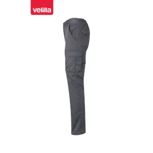 Pantalón forrado stretch Velilla 103015S Gris, vista lateral