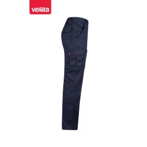 Pantalón forrado stretch Velilla 103015S Azul navy, vista lateral opuesta