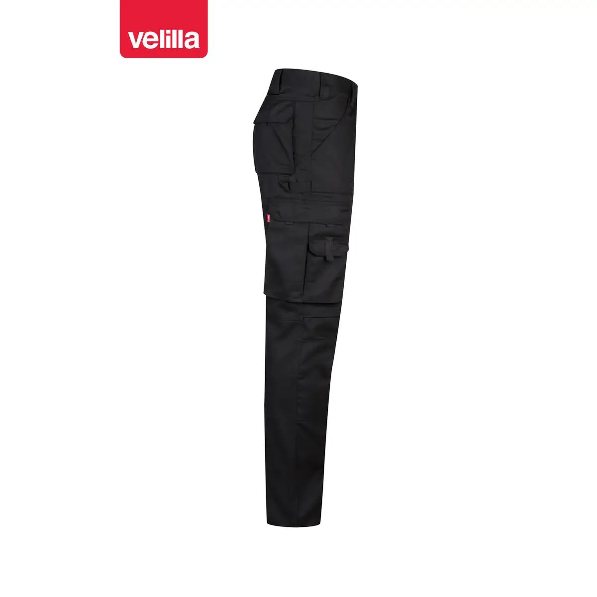 Pantalón multibolsillos reforzado Velilla 103016 7 Pantalón multibolsillos reforzado Velilla 103016 Negro, vista lateral opuesta