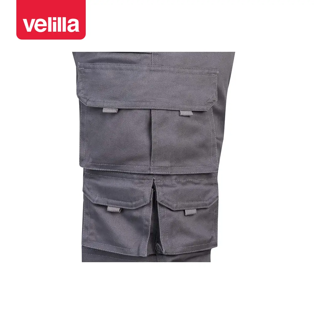 Pantalón multibolsillos reforzado Velilla 103016 14 Pantalón multibolsillos reforzado Velilla 103016 Gris, detalle de bolsillos laterales