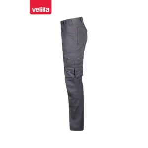 Pantalón multibolsillos reforzado Velilla 103016 Gris, vista lateral
