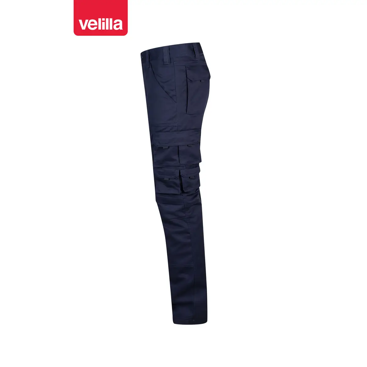Pantalón multibolsillos reforzado Velilla 103016 10 Pantalón multibolsillos reforzado Velilla 103016 Azul navy, vista lateral