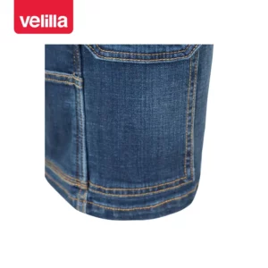 Bermudas dénim stretch Velilla 103017S Dénim azul, detalle de bolsillo lateral