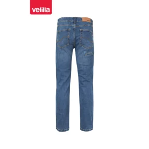 Pantalón dénim stretch Velilla 103018S Dénim azul, vista trasera