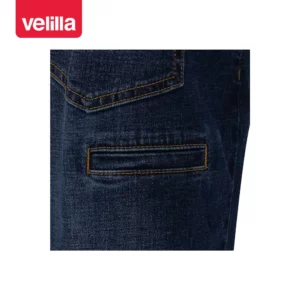 Pantalón dénim stretch Velilla 103018S Dénim azul, detalle de bolsillo adicional