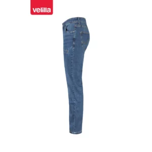 Pantalón dénim stretch Velilla 103018S Dénim azul, vista lateral