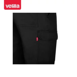 Pantalón multibolsillos Velilla READY 103026 Negro, detalle de bolsillo lateral