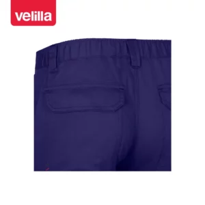 Pantalón multibolsillos Velilla READY 103026 Azulina, detalle de cintura y bolsillos traseros