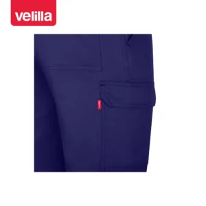 Pantalón multibolsillos Velilla READY 103026 Azulina, detalle de bolsillo lateral