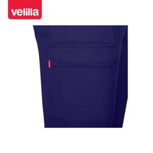 Pantalón multibolsillos Velilla READY 103026 Azulina, detalle de bolsillo lateral con tapeta