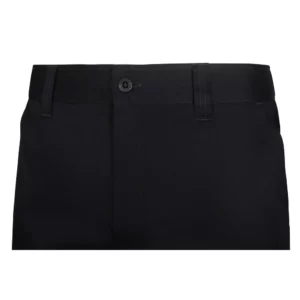 Bermuda multibolsillos Velilla 103027 Negro, detalle de cierre de cintura