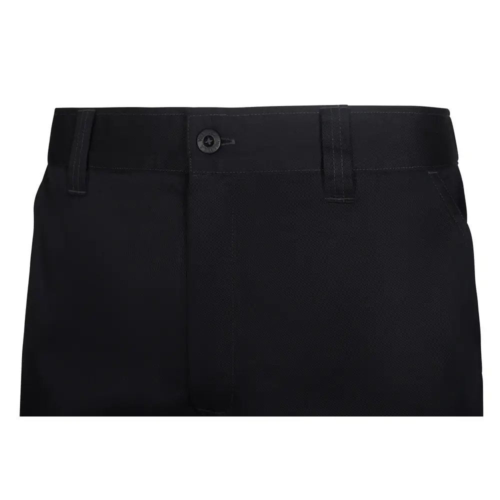 Bermuda multibolsillos Velilla 103027 16 Bermuda multibolsillos Velilla 103027 Negro, detalle de cierre de cintura