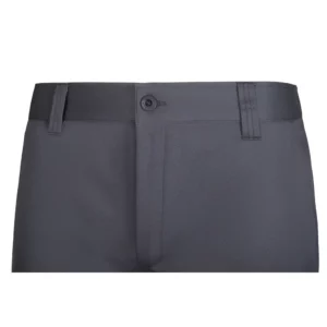 Bermuda multibolsillos Velilla 103027 Gris, detalle de cierre de cintura
