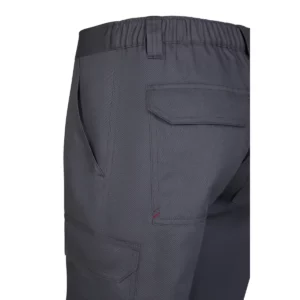 Bermuda multibolsillos Velilla 103027 Gris, detalle de bolsillo trasero