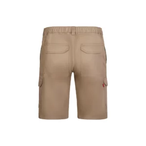 Bermuda multibolsillos Velilla 103027 Beige arena, vista trasera