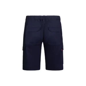 Bermuda multibolsillos Velilla 103027 Azul navy, vista trasera