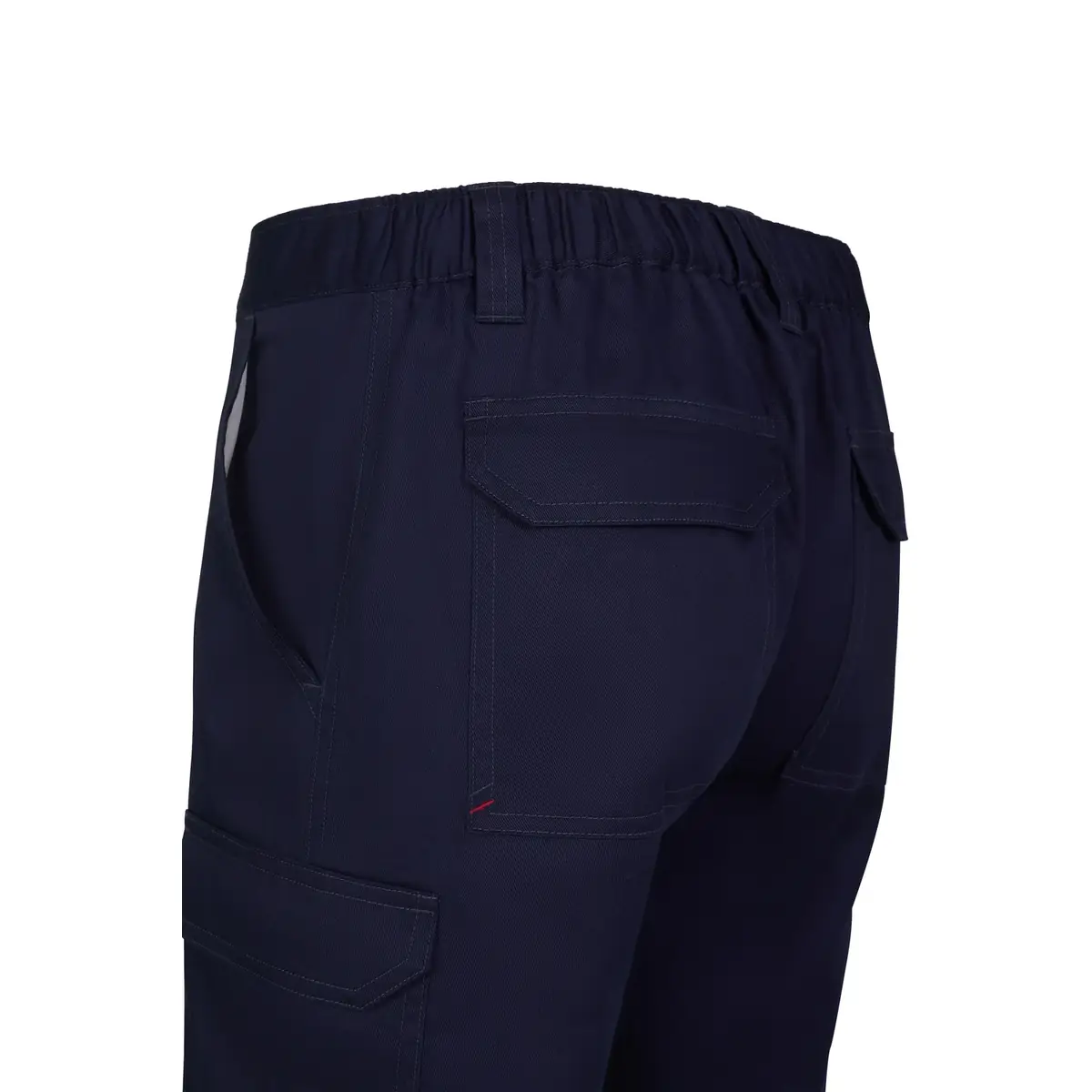 Bermuda multibolsillos Velilla 103027 20 Bermuda multibolsillos Velilla 103027 Azul navy, detalle de bolsillo trasero