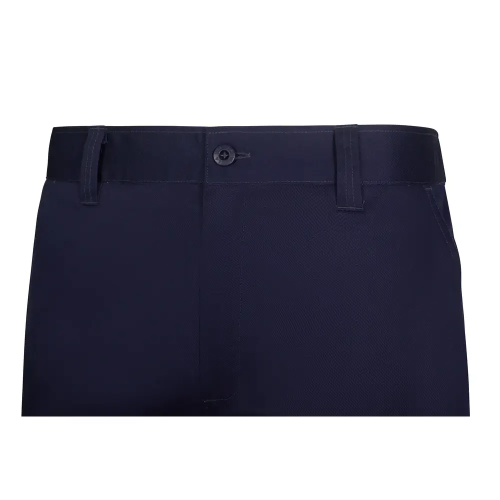 Bermuda multibolsillos Velilla 103027 21 Bermuda multibolsillos Velilla 103027 Azul navy, detalle de botón y cintura