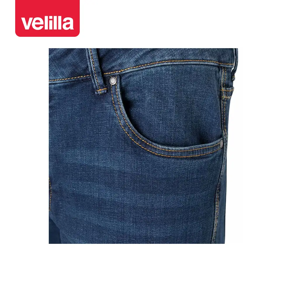 Pantalón dénim multibolsillos Velilla 103028S 6 Pantalón dénim multibolsillos Velilla 103028S Dénim azul, detalle de bolsillos delanteros