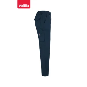 Pantalón multibolsillos Velilla ARROW 103030X Azul petróleo, vista lateral opuesta