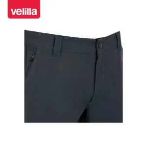 Pantalón multibolsillos Velilla ARROW 103030X Gris oscuro, detalle de cinturilla y cierre