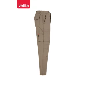 Pantalón multibolsillos Velilla ARROW 103030X Beige arena, vista lateral opuesta