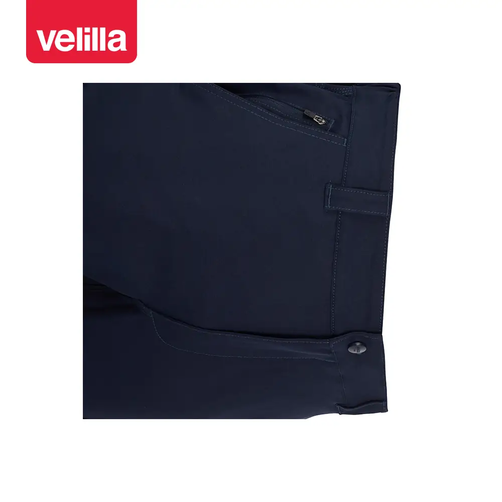 Pantalón multibolsillos Velilla ARROW 103030X 17 Pantalón multibolsillos Velilla ARROW 103030X Azul navy, detalle de cinturilla y cierre