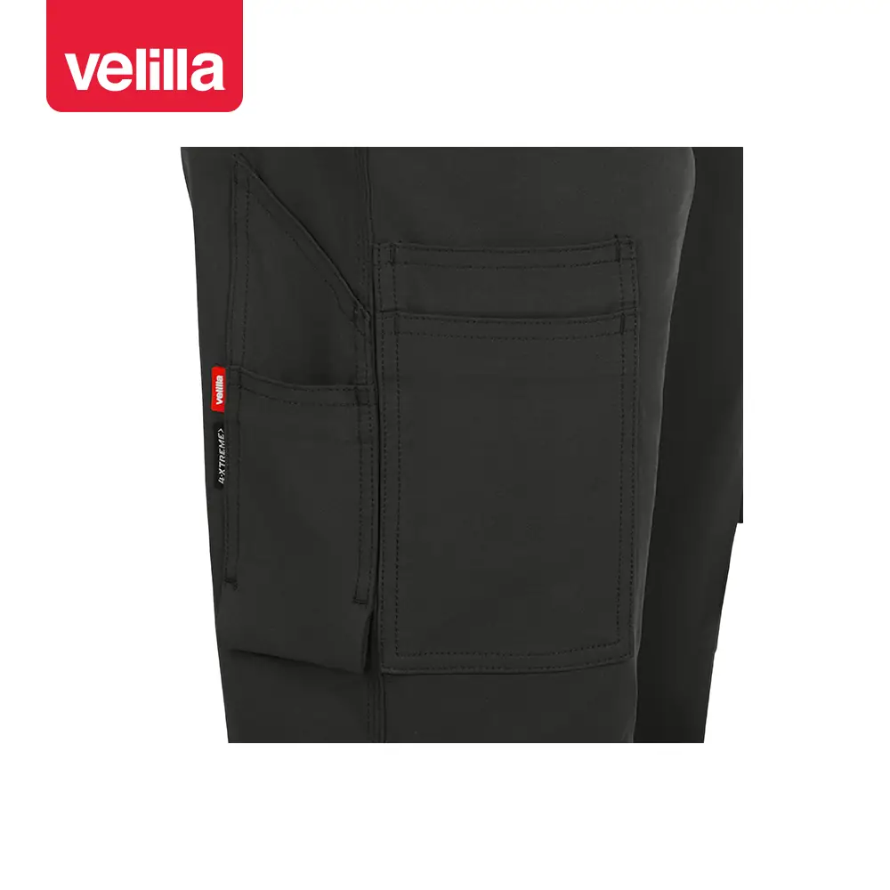 Pantalón multibolsillos Velilla ARROW 103030X 27 Pantalón multibolsillos Velilla ARROW 103030X Verde plomo, detalle de bolsillo lateral
