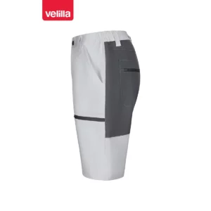 Bermudas trekking bicolor Velilla 103032S Blanco/Gris, vista lateral