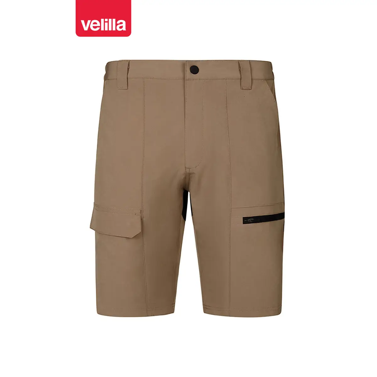 Bermudas trekking bicolor Velilla 103032S 8 Bermudas trekking bicolor Velilla 103032S Beige arena/Negro, vista frontal