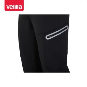 Pantalón Velilla V.Dynamix 103035X Negro/Negro, detalle de bolsillo con cremallera