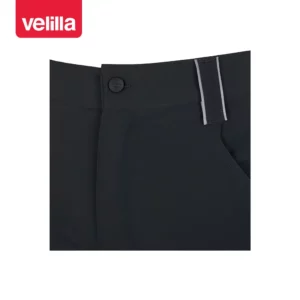 Pantalón Velilla V.Dynamix 103035X Gris mineral/Negro, detalle de cinturilla y cierre