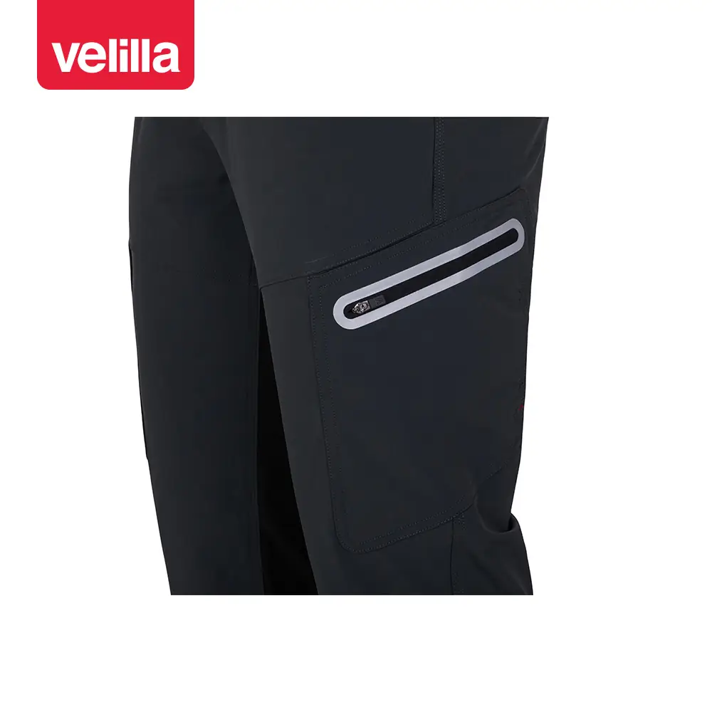 Pantalón Velilla V.Dynamix 103035X 25 Pantalón Velilla V.Dynamix 103035X Gris mineral/Negro, detalle de bolsillo con cremallera