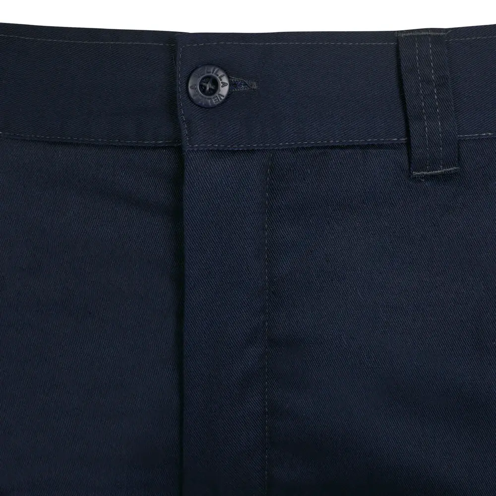 Pantalón forro polar Velilla 103037 18 Pantalón forro polar Velilla 103037 Azul navy, detalle de botón y cintura
