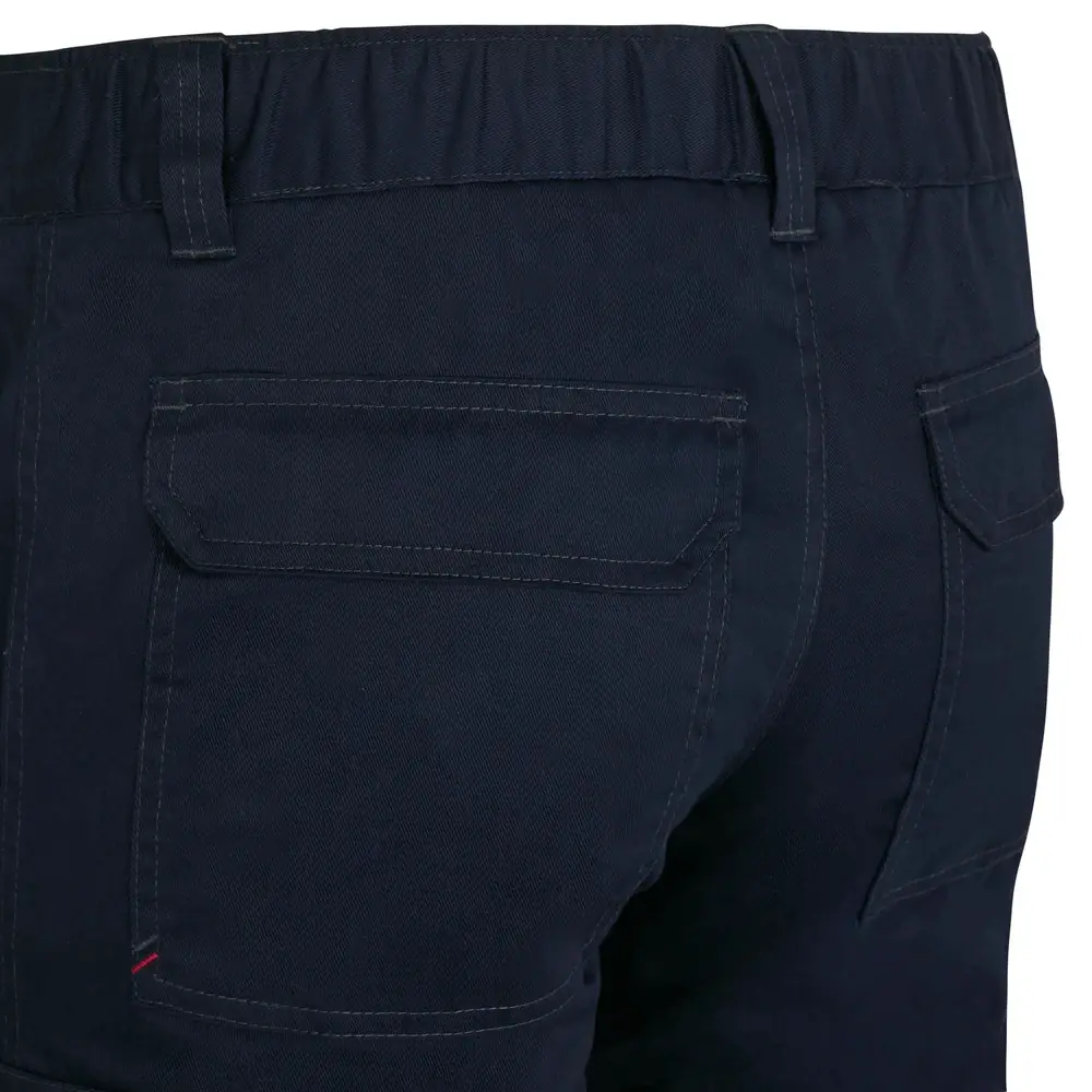 Pantalón forro polar Velilla 103037 19 Pantalón forro polar Velilla 103037 Azul navy, detalle de cintura y bolsillo trasero