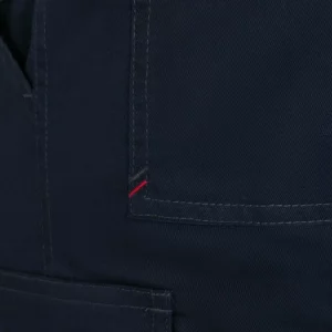 Pantalón forro polar Velilla 103037 Azul navy, detalle de presilla de refuerzo