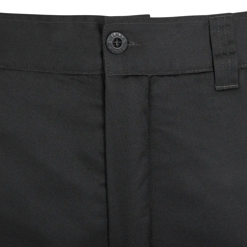 Pantalón forro polar Velilla 103037 23 Pantalón forro polar Velilla 103037 Gris antracita, detalle de botón y cintura